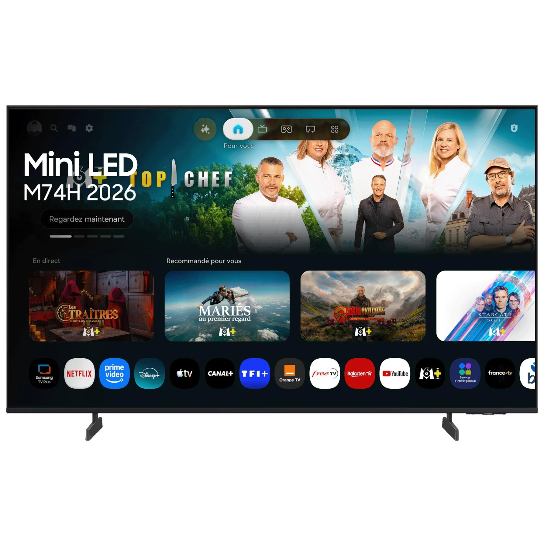 Samsung 55" Mini LED M74H 4K Vision AI Smart TV (2026)