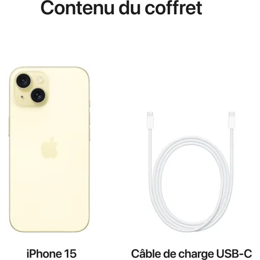 Apple iPhone 15 256 GB yellow - Image 3